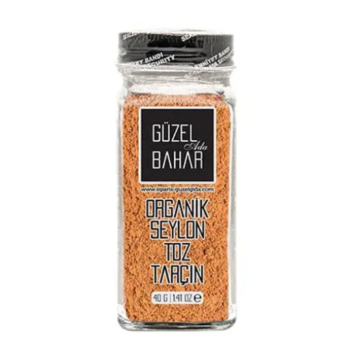 Güzel Gıda Organik Seylon Toz Tarçın 40gr