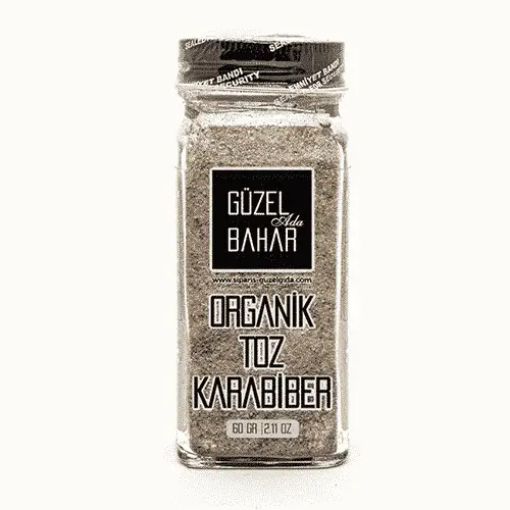 Güzel Gıda Organik Toz Karabiber 60gr