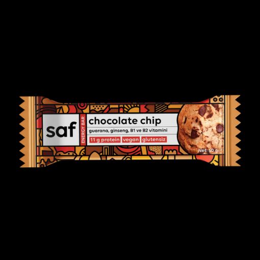 Saf - Chocolate Chip Energy  Bar 50 gr