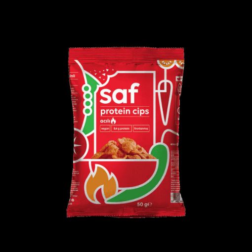 Saf Acılı Protein Cips 50g resmi