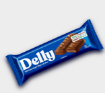 Delly Şekersiz Çikolata Kaplı Fındıklı Bar 35g resmi