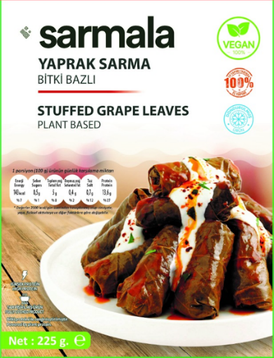 Sarmala Bitki Bazlı Yaprak Sarma 225g resmi