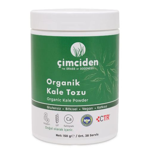 Çimciden Organik Kale Tozu 150g resmi