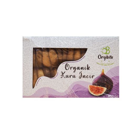 Orgibite Organik Kuru İncir Dizme 400gr resmi