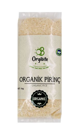 Orgibite Organik Pirinç 1 Kg paket resmi