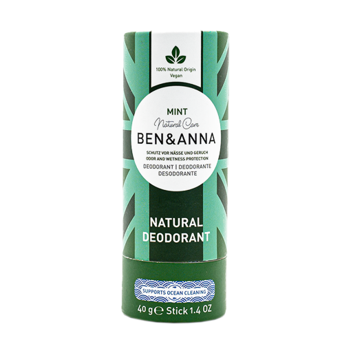 Ben Anna Vegan Mint Natural Deodorant 40g resmi