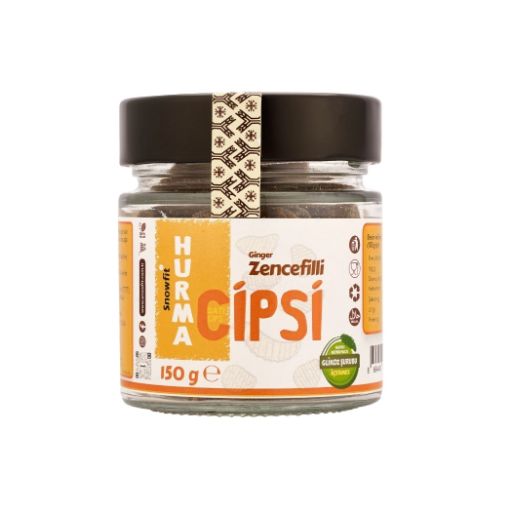 Snowfit Zencefilli Hurma Cipsi 140g resmi