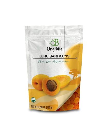 Orgibite Sarı Kuru Kayısı 130 gr resmi