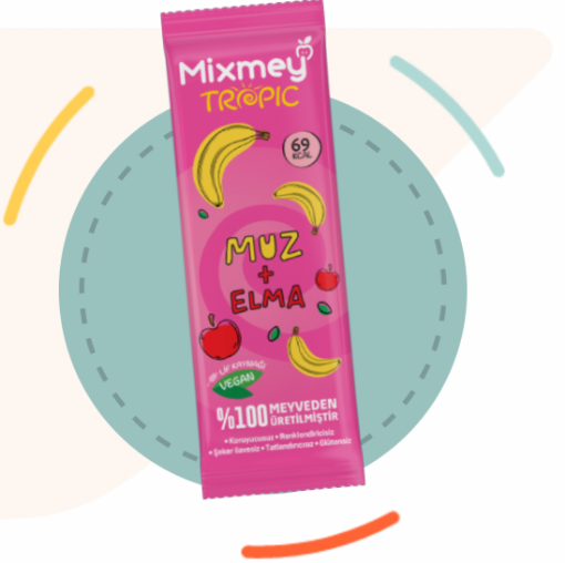 Mixmey Tropik Elma & Muz 20g resmi