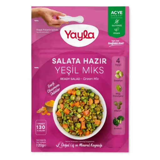 Yayla Salata Hazır Yeşil Miks 120g resmi