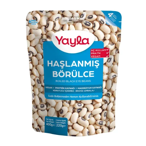 Yayla Haşlanmış Börülce 400g resmi