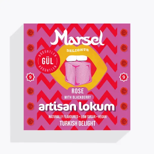 Marsel Delights Güllü Lokum (9 Adet) resmi