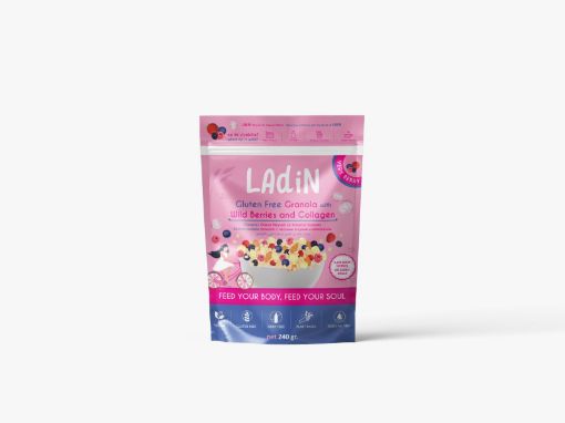 Ladin Glutensiz Orman Meyveli ve Kolajenli Granola 240g resmi