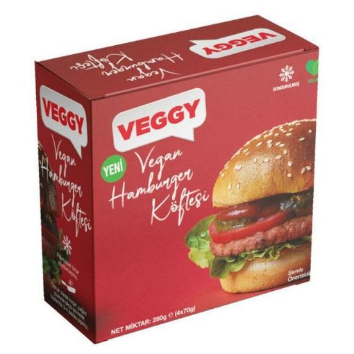 Veggy Vegan Hamburger Köftesi 280g resmi