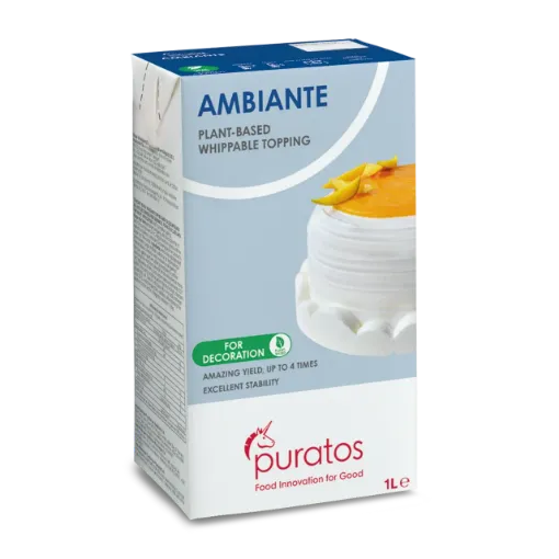 Puratos Sıvı Vegan Krem Şanti (Ambiante Topping) 1L resmi