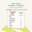 Wefood %100 Sade Hurma Ezmesi 400g (Hurma Püresi, Hurma Dolgusu) resmi