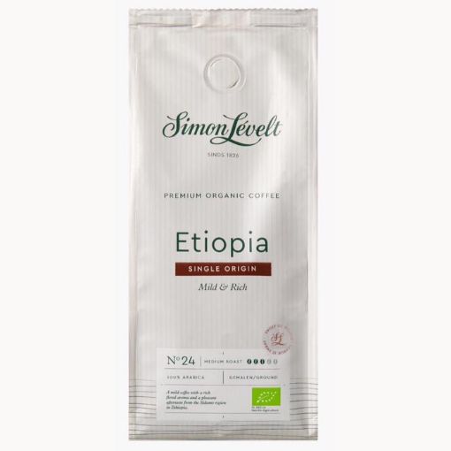 Simon Levelt Etiyopya Premium Organik Kahve 250 g. resmi