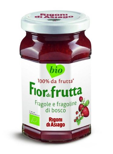 Fiordifrutta Sürülebilir Meyve Organik Çilek ve Dağ Çileği 250 g. resmi