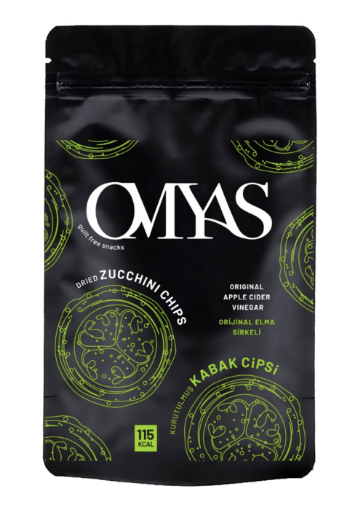 Omyas Kurutulmuş Kabak Cipsi Elma Sirkeli 30 g resmi