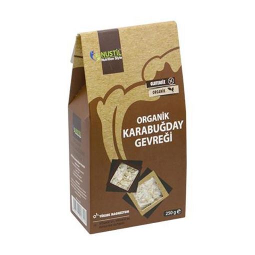 Glutensiz Organik Karabuğday Gevreği 250 g resmi