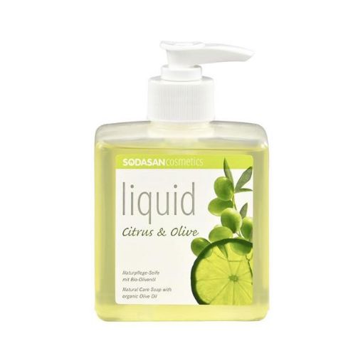 Sodasan Organik Limon Zeytin Özlü Sıvı Sabun 300 ml resmi
