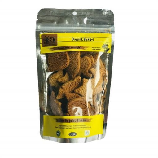Organik Tam Buğday Bisküvi 80gr resmi