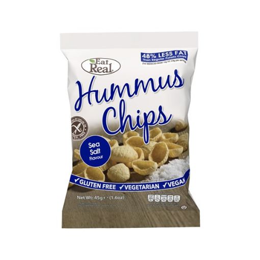 Eat Real Deniz Tuzlu Nohut Cipsi 45gr resmi