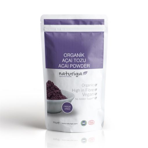 Naturiga Organik Açai Berry Tozu 50gr resmi