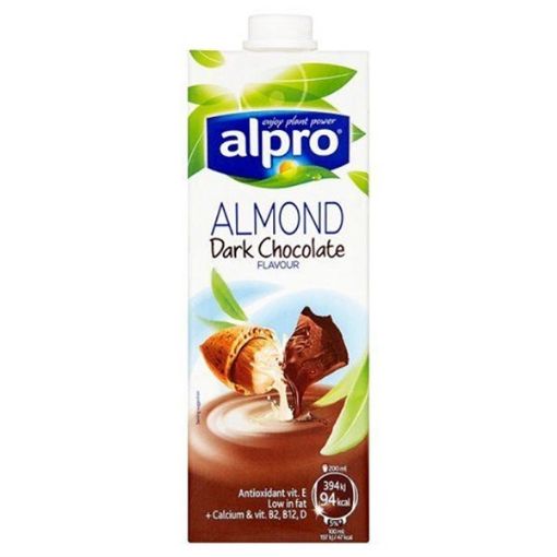 Alpro Çikolatalı Badem Sütü 1lt resmi