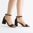 Kemal Tanca Kadın Vegan Topuklu Ayakkabı Siyah resmi