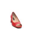 Kemal Tanca Kadın Vegan Abiye Ayakkabı Kırmızı resmi