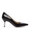 Kemal Tanca Kadın Vegan Topuklu Stiletto Ayakkabı Siyah resmi