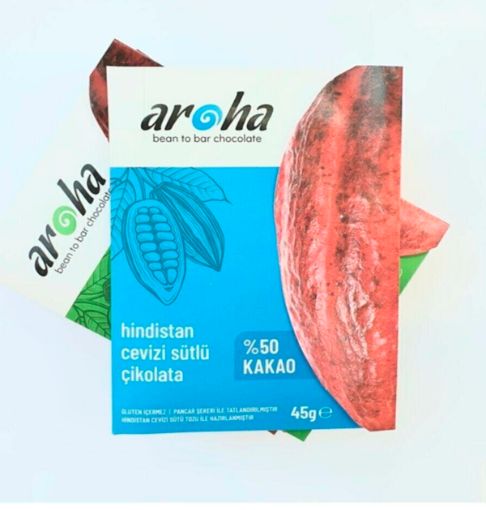 Aroha Hindistan Ceivizi Sütlü Çikolata Vegan-45gr