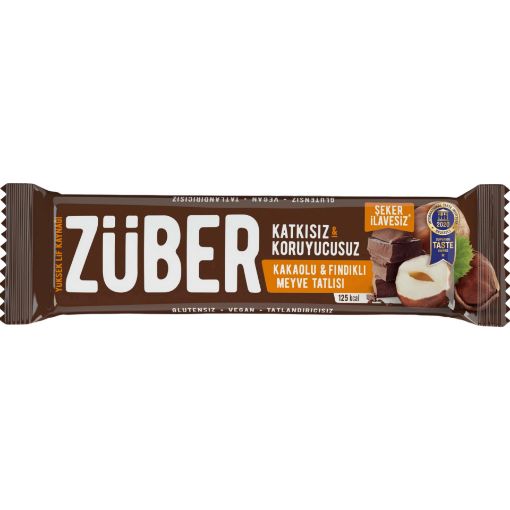 Züber Fındıklı & Kakaolu Meyve Tatlısı 40gr