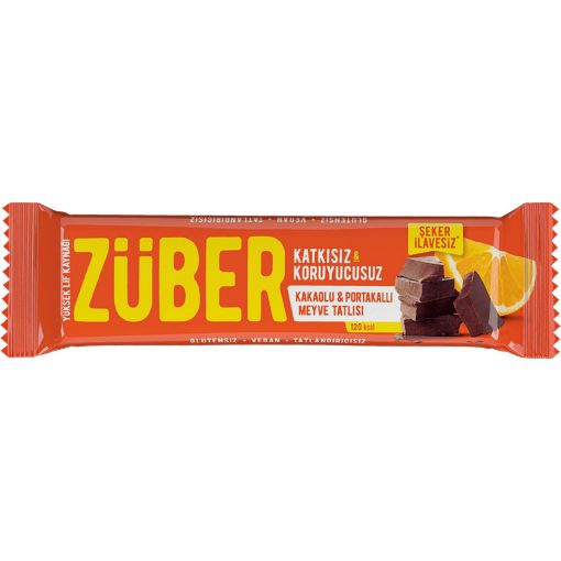 Züber Portakallı & Kakaolu Meyve Tatlısı 40gr