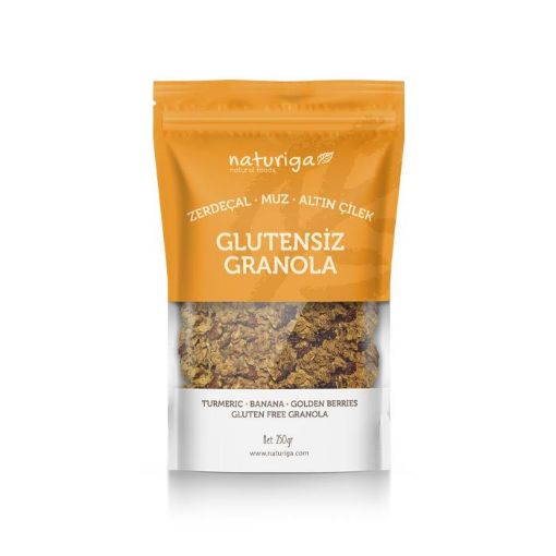Naturiga Glutensiz Zerdeçal & Altın Çilek Vegan Granola 250 g