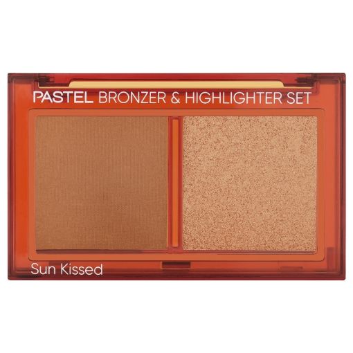 Pastel Profashion Bronzer & Highlighter Set Sun Kissed No:02 Tan Bronze & Soft Glow