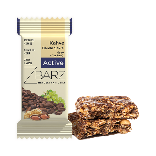 Zbarz Active Damla Sakızı Meyveli Tahıl Bar 35g