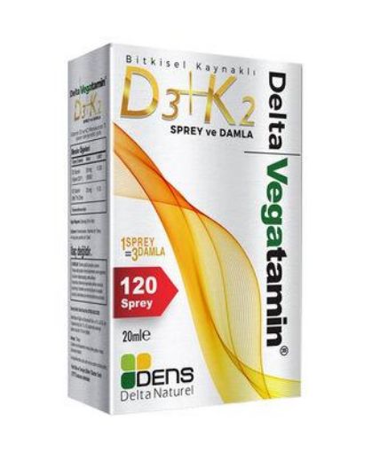 Vegan D3+K2 Vitamini Vegatamin 20 ml Sprey-Damla