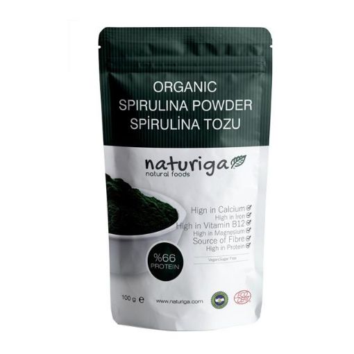 Naturiga Organik Spirulina Tozu 100g  resmi
