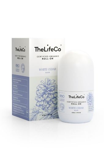 The Lifeco Organik Roll-on Deodorant White Cedar 60ml