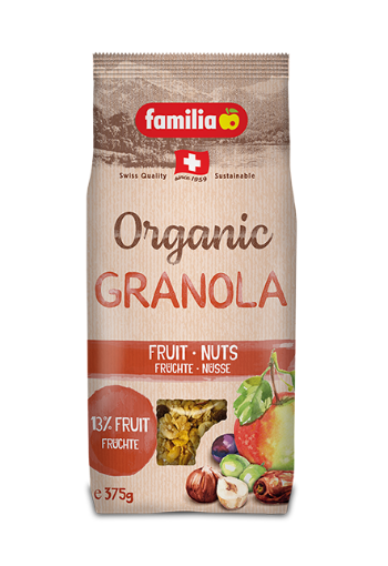 Familia Bio Organik Meyveli Yemişli Granola 375 g.
