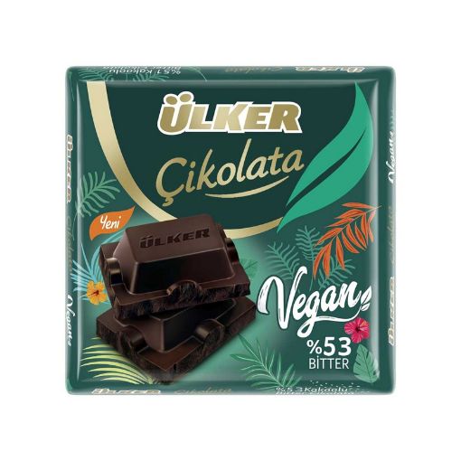 Ülker Çikolata Vegan Bitter Kare 60g
