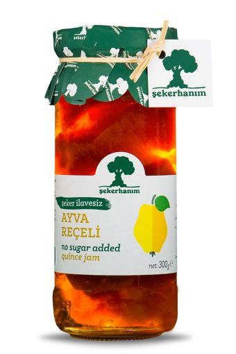 Şeker Hanım Şeker İlavesiz Ayva Reçeli 300 g.