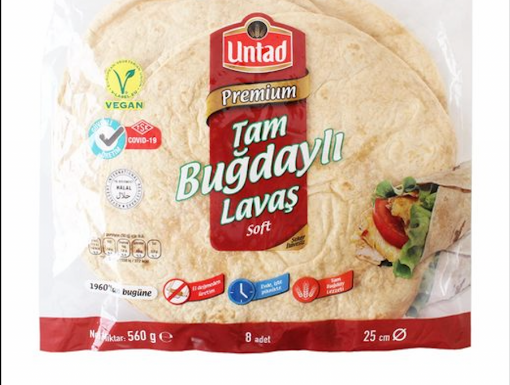 Untad Premium Tam Buğdaylı Lavaş 560 gr