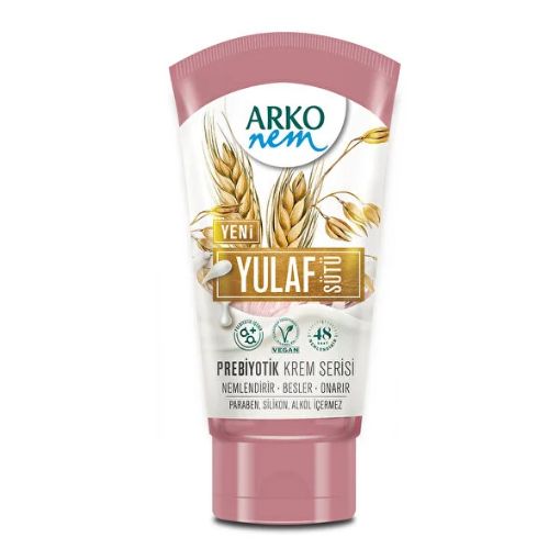 Arko Nem Prebiyotik Krem Serisi Yulaf Sütü 60ml El,Vücut,Yüz Kremi