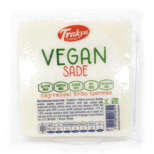 Trakya Çiftliği Vegan Sade Peynir 250g