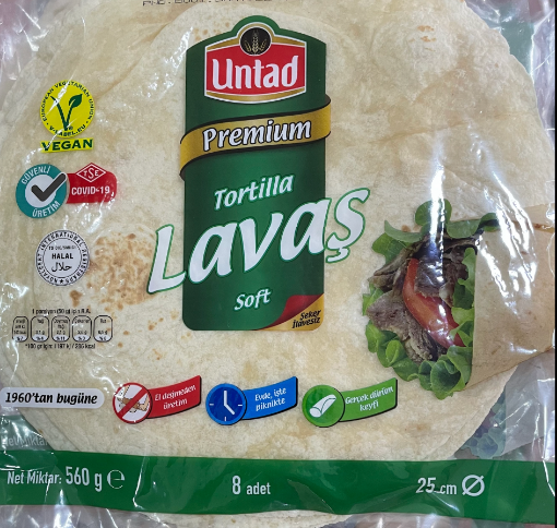 Untad Premium Yöresel Tortilla Lavaş 560g