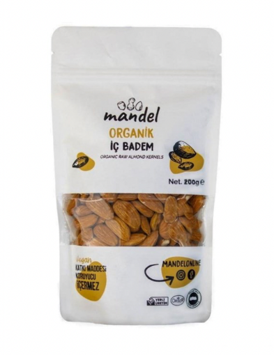 Mandel Organik İç Badem 200 gr resmi