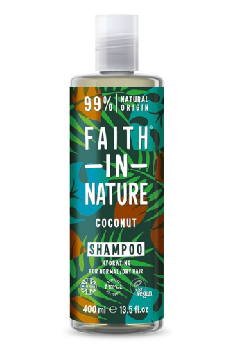 Faith In Nature Doğal İçerikli Nemlendirici Hindistan Cevizi Şampuan 400 ml resmi
